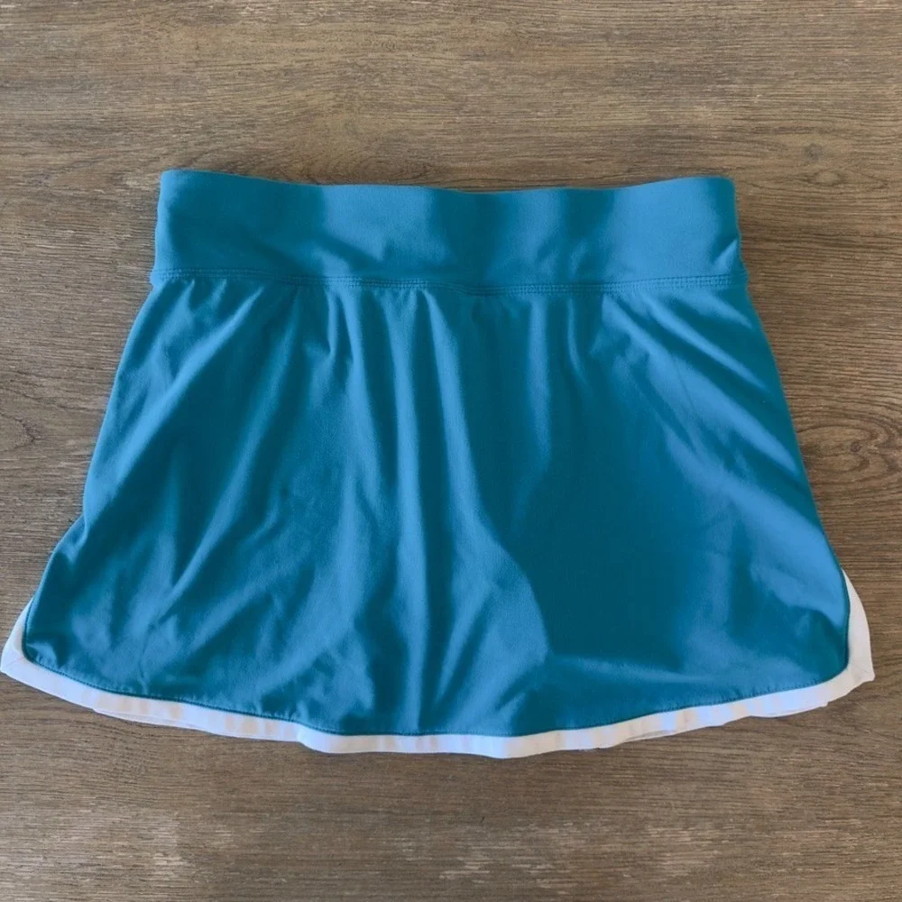Nike Dri-FIT Tennis Golf Skort-Turquoise Blue-Lined-Pickleball Skirt-Size‎ XS - Picture 11 of 11